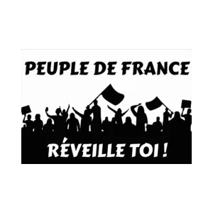 Lot de 50 stickers "Peuple de France, réveille toi !"
