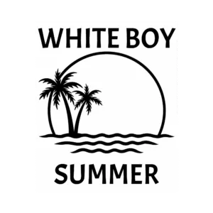 Lot de 50 stickers "White Boy Summer"