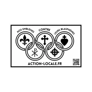 Lot de 50 stickers JO 2024