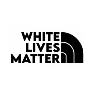 Lot de 50 stickers White Lives Matter