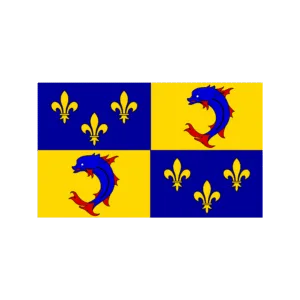 Drapeau Dauphiné Drapeau Dauphiné