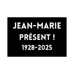 50 Stickers Jean Marie Présent !