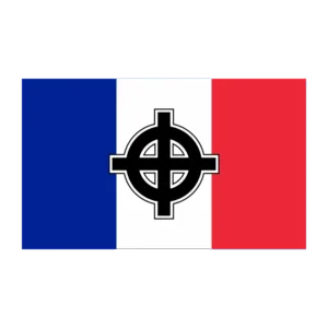 Drapeau Français Croix Celtique Drapeau Français Croix Celtique