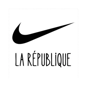 50 Stickers Nike la République