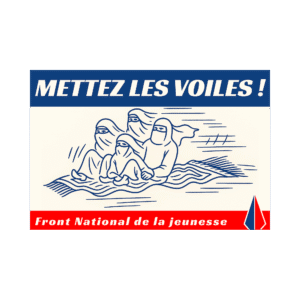 50 Stickers Mettez les Voiles immigration