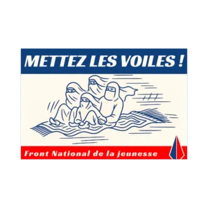 50 Stickers Mettez les Voiles immigration 50 Stickers Mettez les Voiles immigration