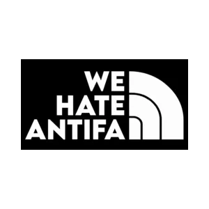 Lot de 50 stickers We Hate Antifa
