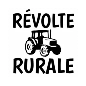Lot de 50 stickers Révolte Rurale