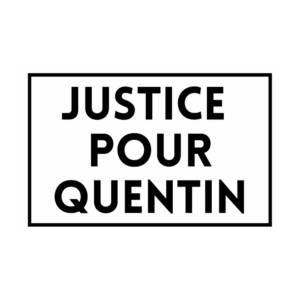 Lot de 50 stickers Justice pour Quentin