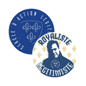 Lot d'autocollants du Cercle d'Action Légitimiste