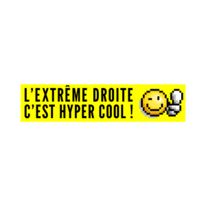 50 Stickers L&rsquo;extrême droite c&rsquo;est hyper cool natio