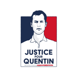 50 Stickers Justice pour Quentin antifa